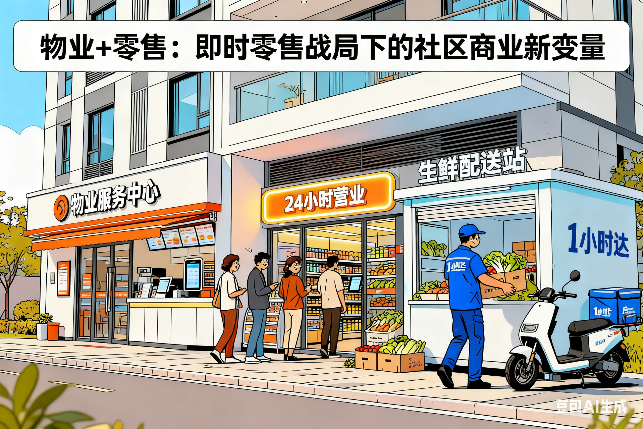 物业+零售:即时零售战局下的社区商业新变量