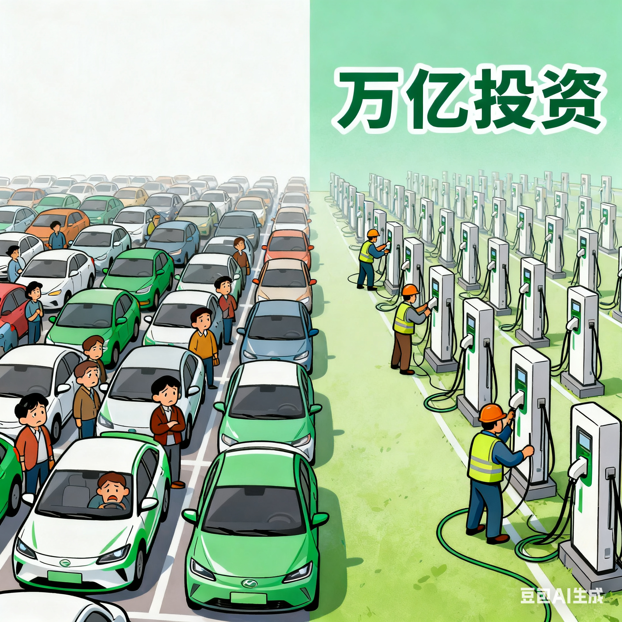 告别“充电焦虑”？万亿投资瞄准“车多桩少”困局