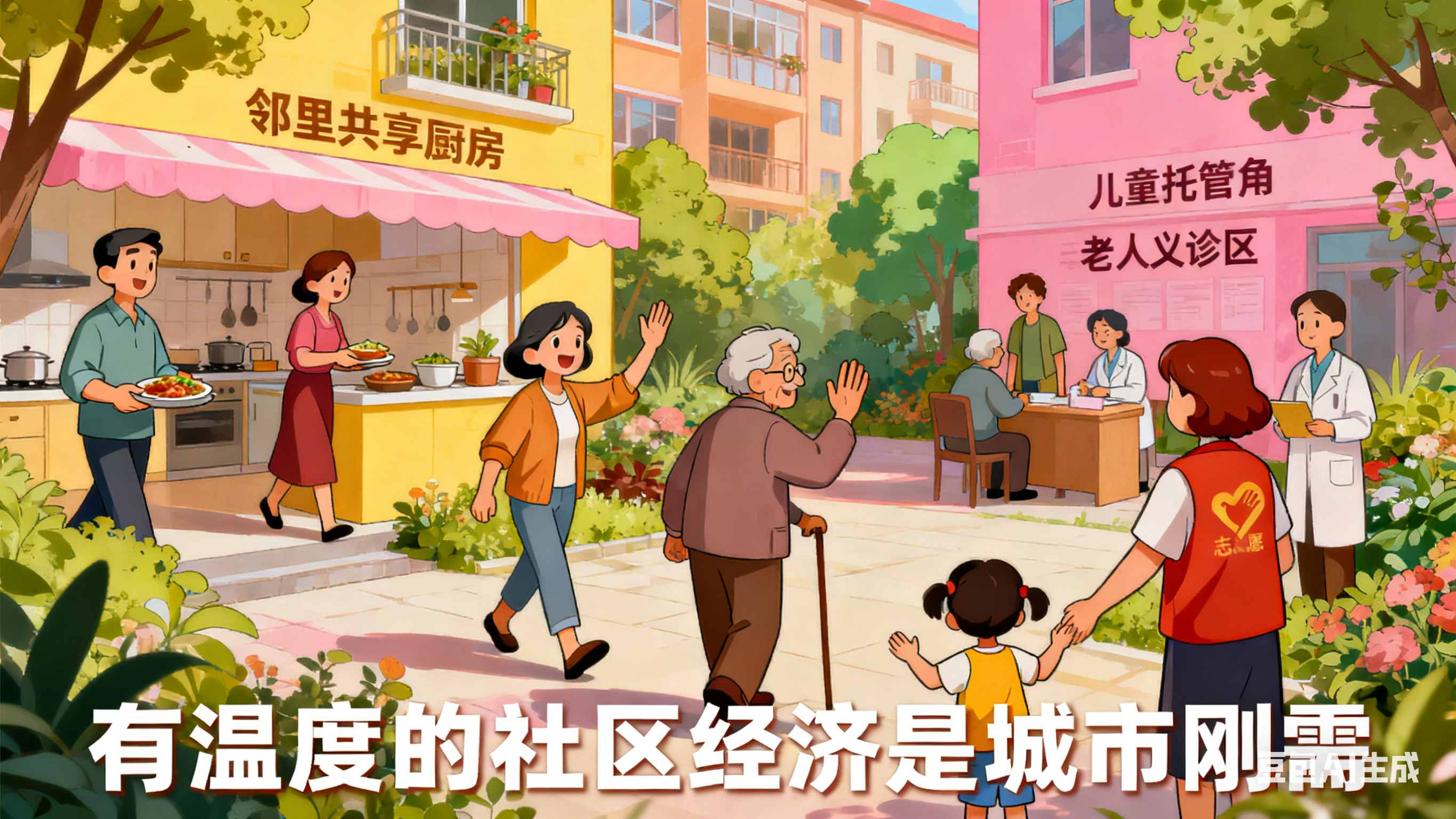 有温度的社区经济是城市刚需:五个维度打造社区服务综合体