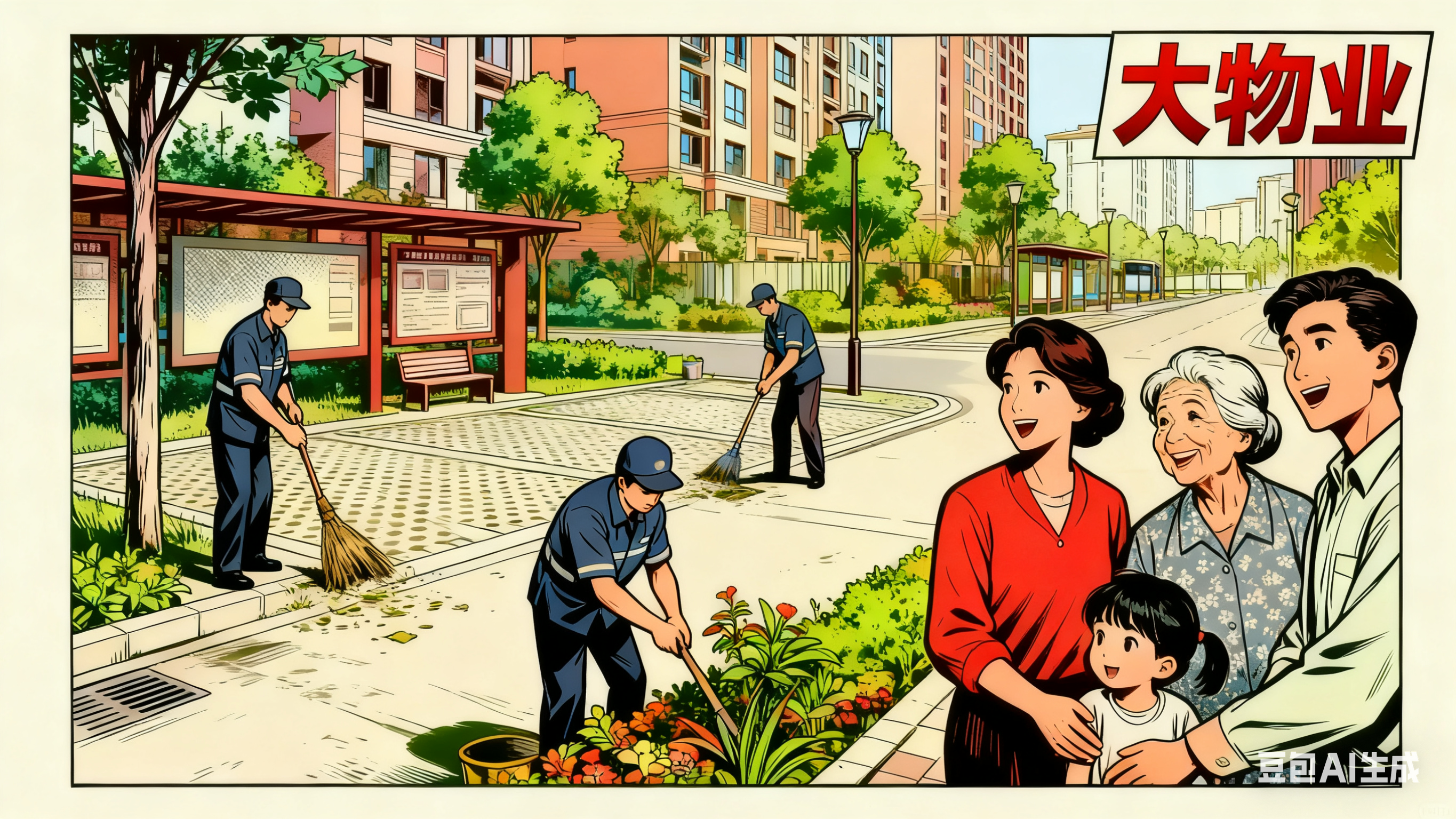 容东片区“大物业”管理模式绘就社区治理新图景