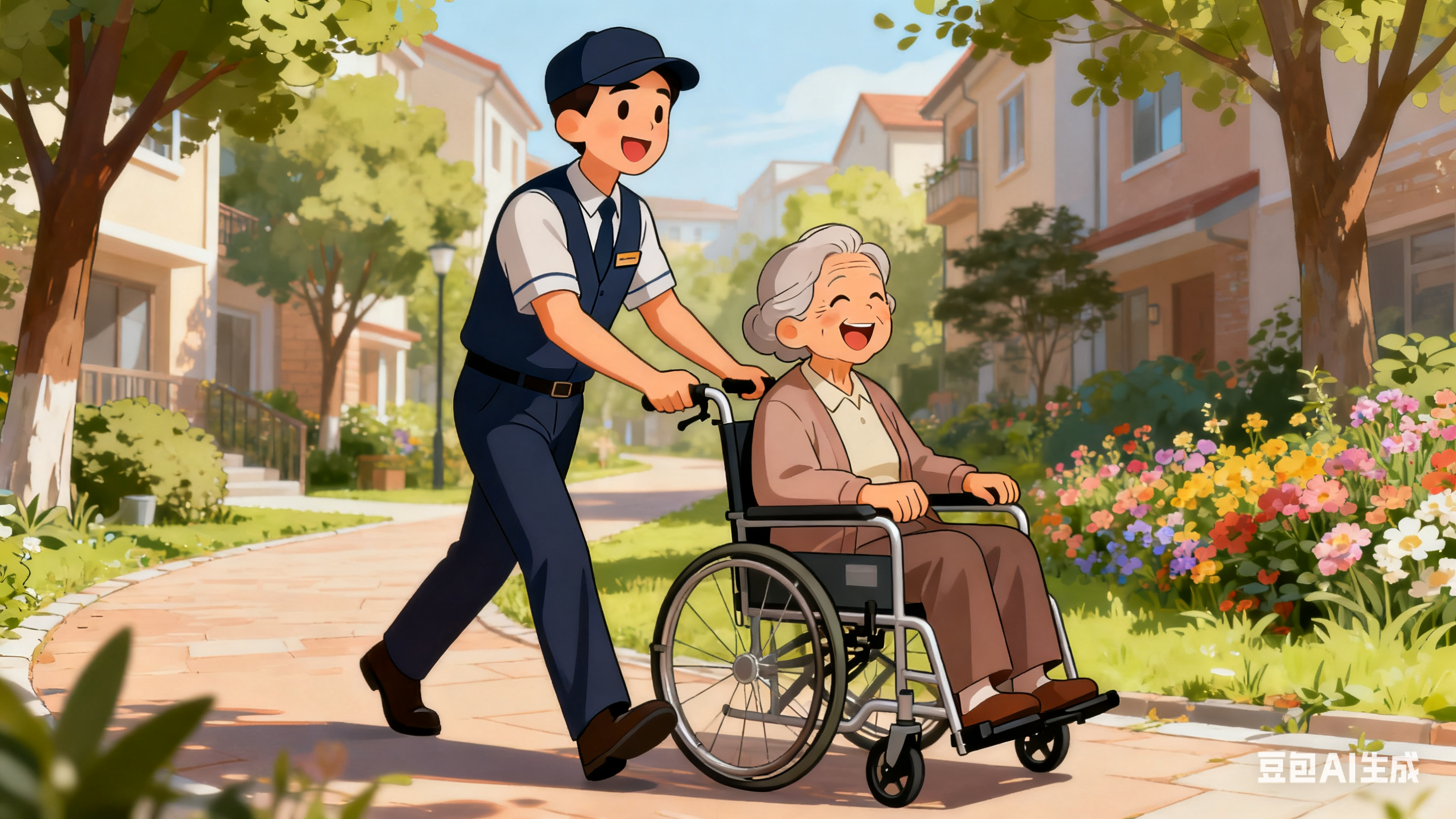 物业人员“变身”养老服务能手！