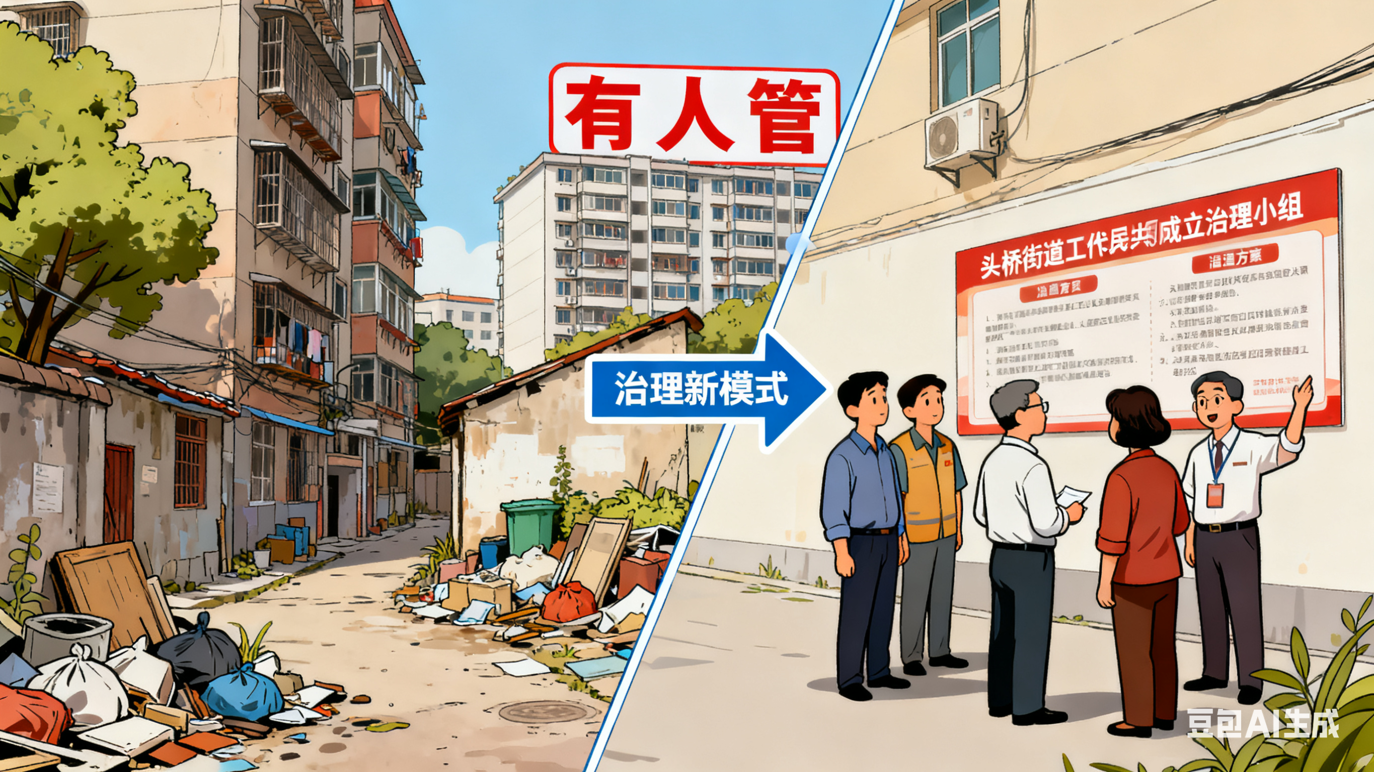 奉贤区头桥街道探索形成集资房物业治理新模式 “没人管”集资房有了治理主体