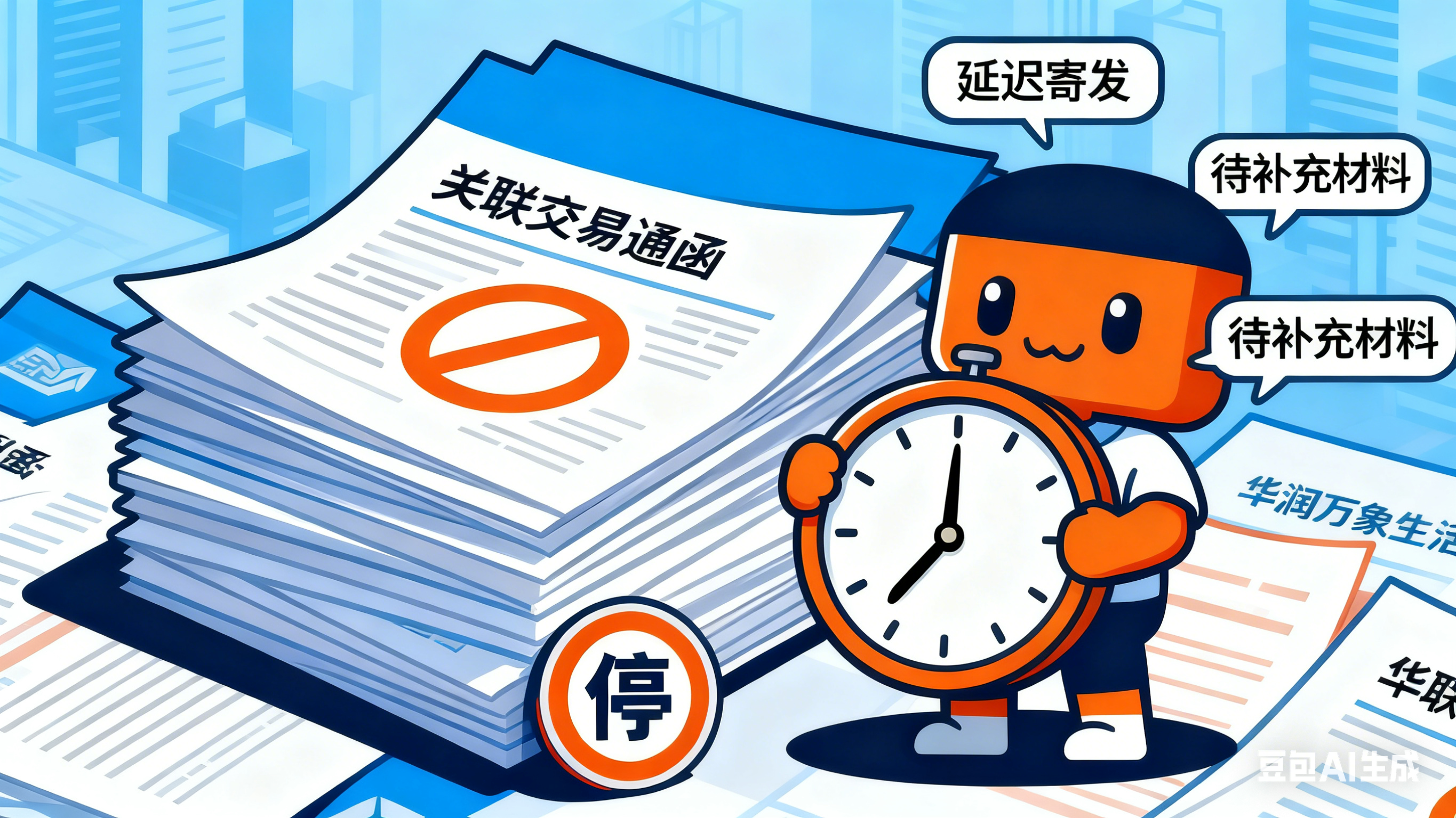 华润万象生活延迟寄发关联交易通函