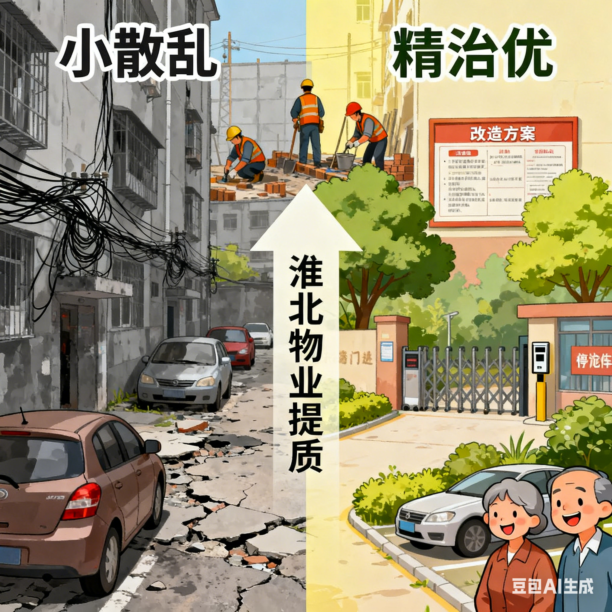 从“小散乱”到“精治优”——淮北推动老旧小区物业管理提质增效