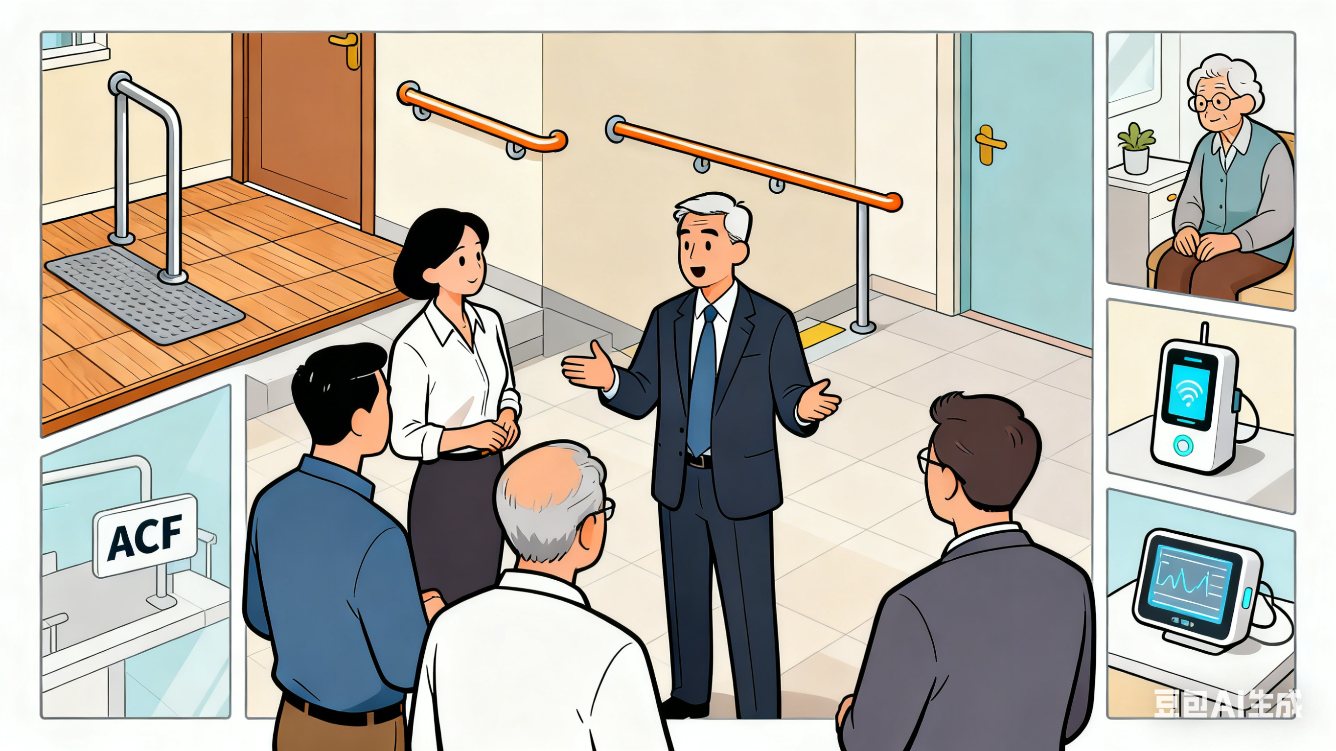 碧桂园服与ACF、建科房屋体检中心携手，打造适老居家安全一体化服务