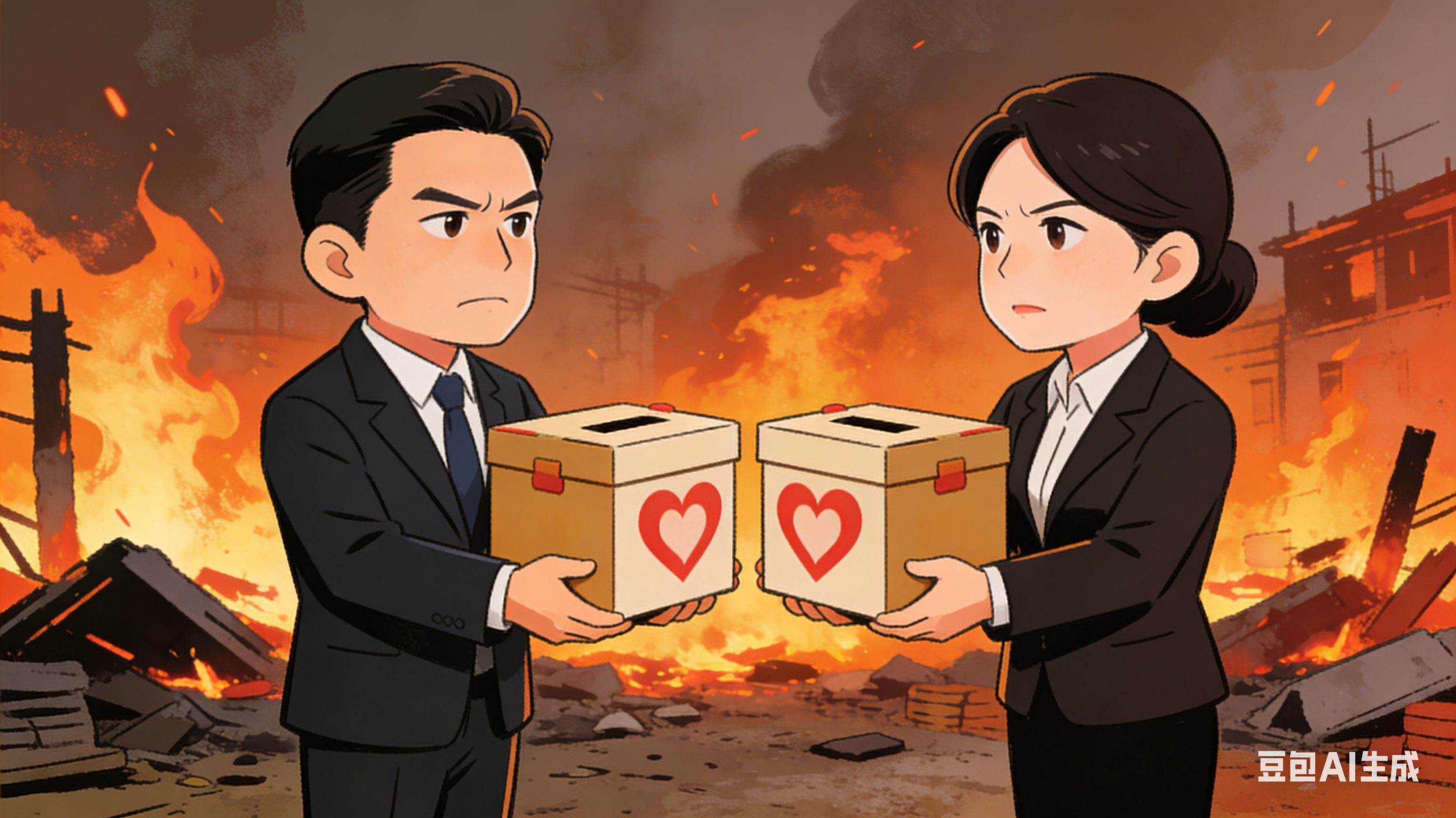 两家上市物企向香港大埔火灾合计捐款500万