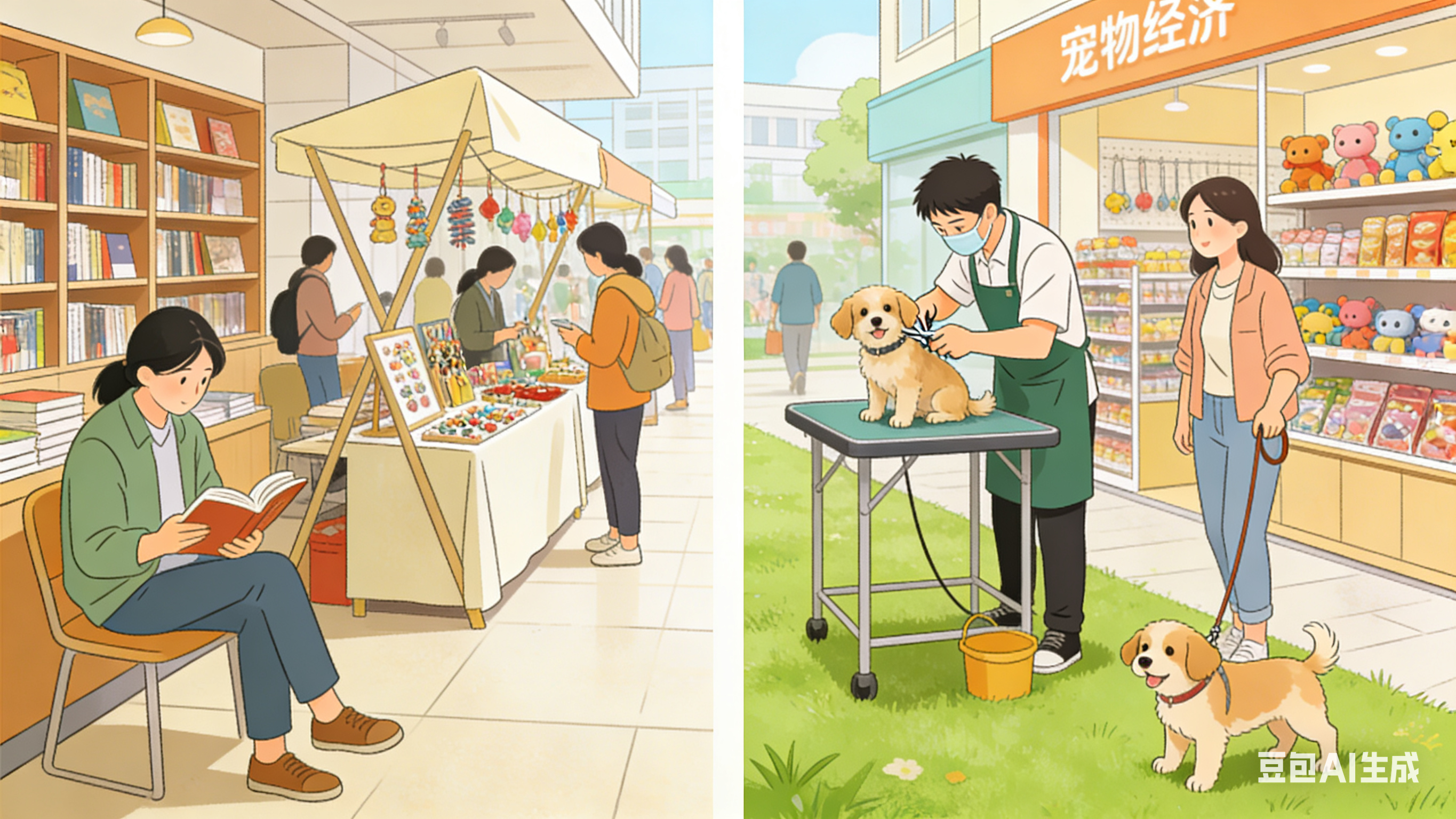 “双轮驱动”:文化消费与宠物经济共绘社区经济新图景
