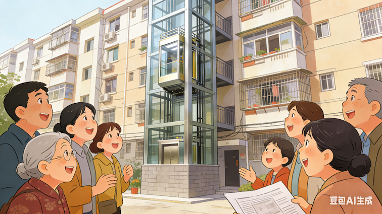 老旧小区加装电梯将被纳入“国补”