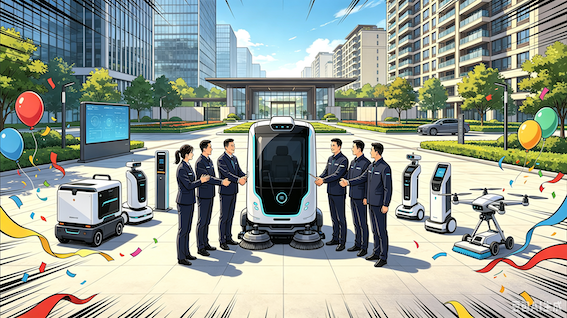 签约1000台!山东明德物业欲全面推进无人化