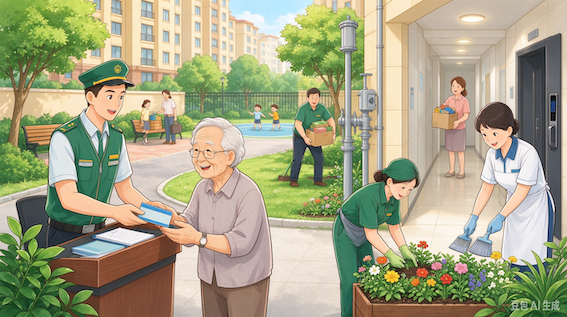 人民日报:刊发物业提质调研报道,以川粤湘三地案例解析物业从有服务到优服务实践