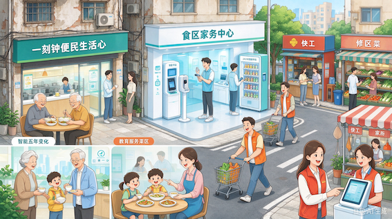 一刻钟便民生活圈政策落实的五年，有哪些新机会值得探索